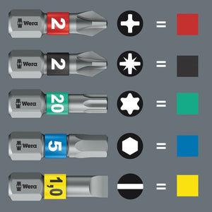 Wera 05051510001 Kraftform Kompakt 27 Set 1, 7 Pieces