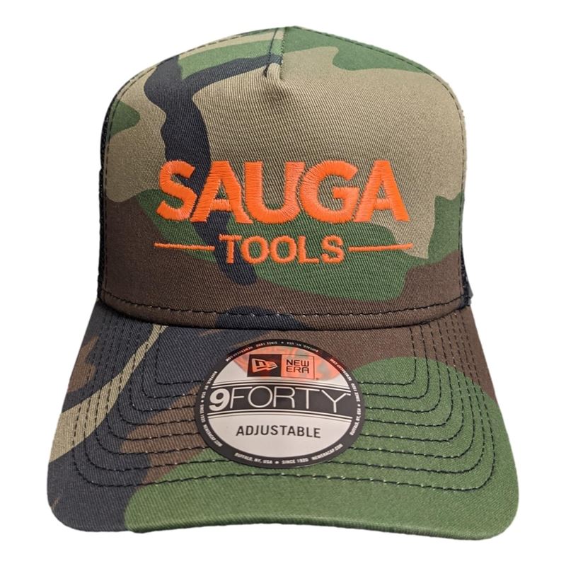 Sauga Tools New Era 9Forty Camo Trucker Hat