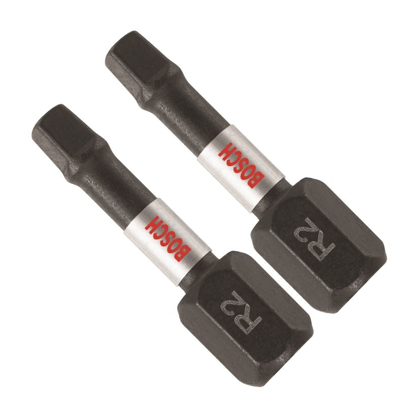 Bosch | ITSQ2102 2 pc. Impact Tough 1 In. Square #2 Insert Bits