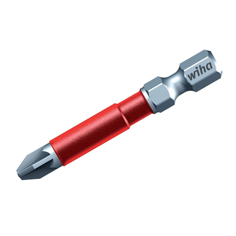 Wiha Impact Power Bit Pozi #1 Pack of 10 Bits