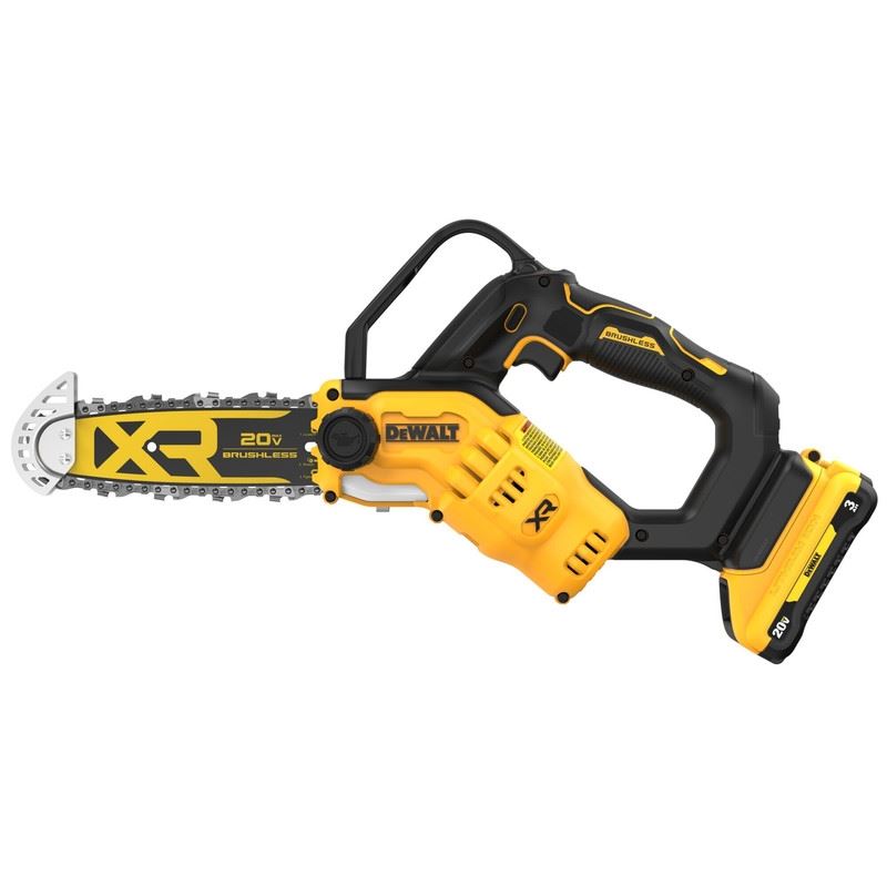 DEWALT DCCS623L1 20V MAX 8 in. Brushless Cordless Pruning Chainsaw Kit with 3 Ah Battery