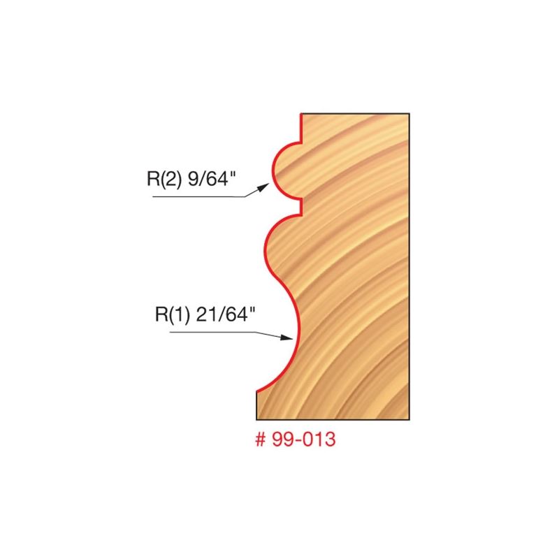 Freud | 99-013 15/16 (Dia.) Face Molding Bit
