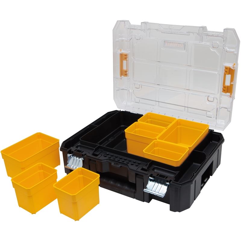 DEWALT TSTAK V Organizer With Clear Lid