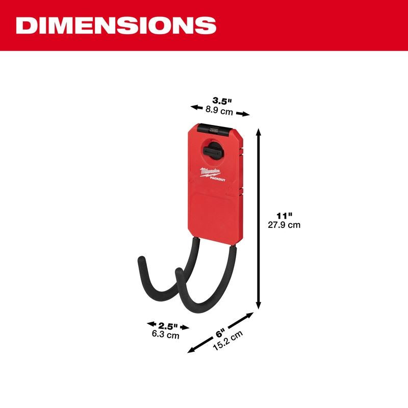Milwaukee 48-22-8331 PACKOUT 6in Curved Hook