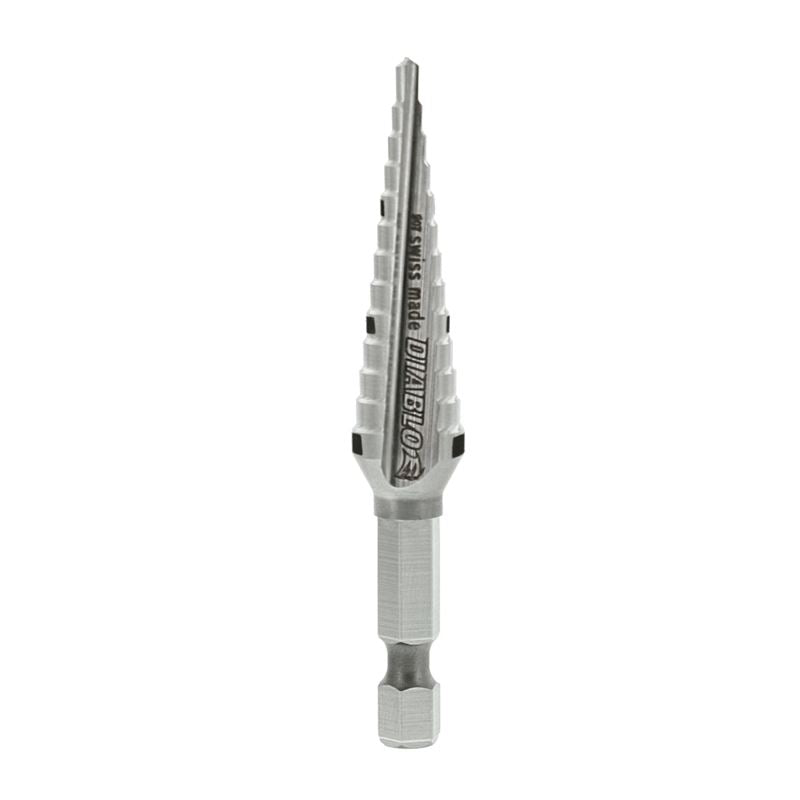 Diablo 1/4 in. â€‘ 1/2 in. 13 Step Impact Step Drill Bit