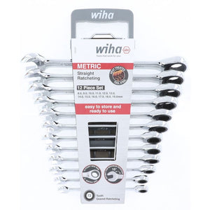 Wiha Combination Metric Ratchet Wrenches 12 Piece Set