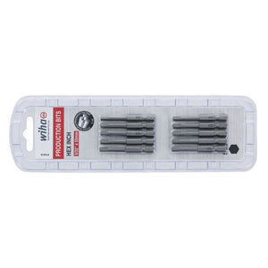 Wiha Hex Inch Power Bit 5/32 x 50mm Pack of 10 Bits