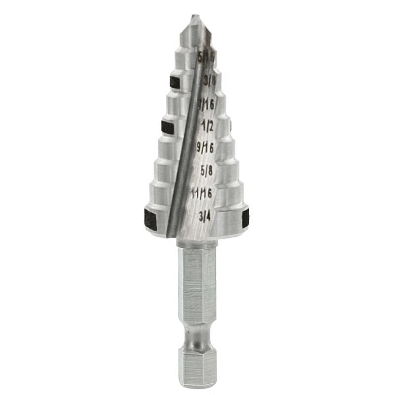 Diablo 3/8 in. â€‘ 3/4 in. 9 Step Impact Step Drill Bit