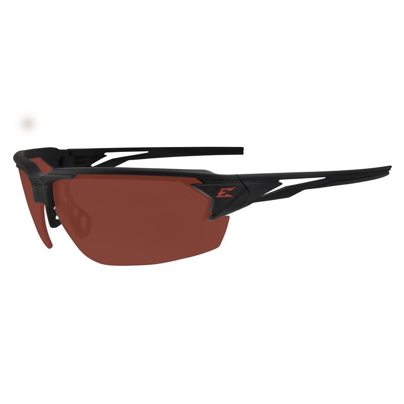 EDGE - Pumori -Safety Glasses Matte Black Frame / Polarized Copper "Driving" Lenses