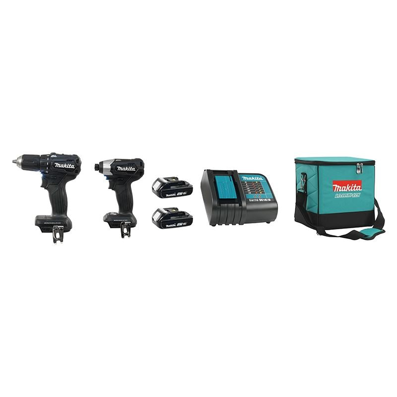 Makita DLX2220SYB 18V (Compact) Sub-Compact 2 Tool Combo Kit