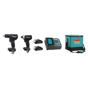 Makita DLX2220SYB 18V (Compact) Sub-Compact 2 Tool Combo Kit