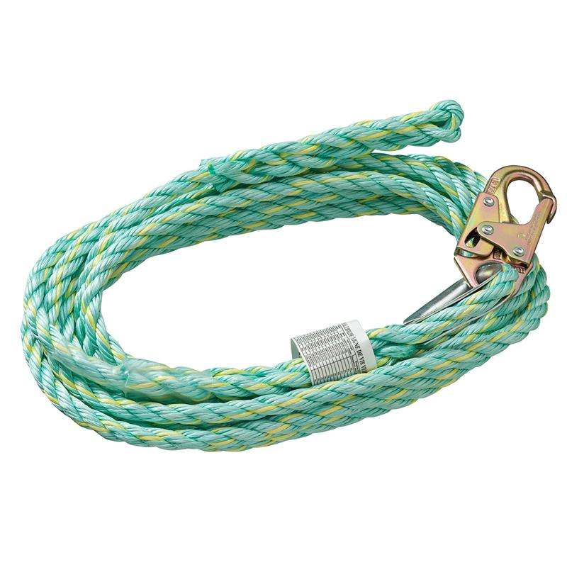 Peakworks Vertical Lifeline - Snap Hook & Back Splice