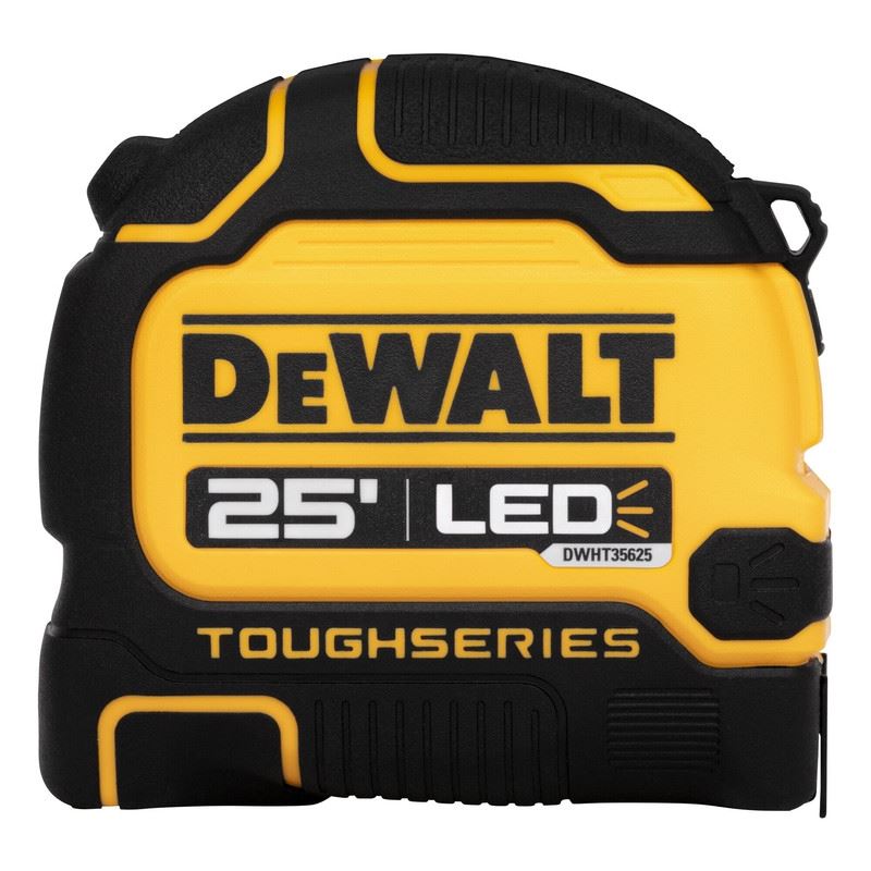 DEWALT DWHT35625S TOUGHSERIES 25 FT Lighted Tape Measure