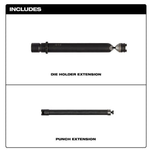 Milwaukee 49-72-0152 M12 FUEL 16 ga Nibbler Die Holder Extension