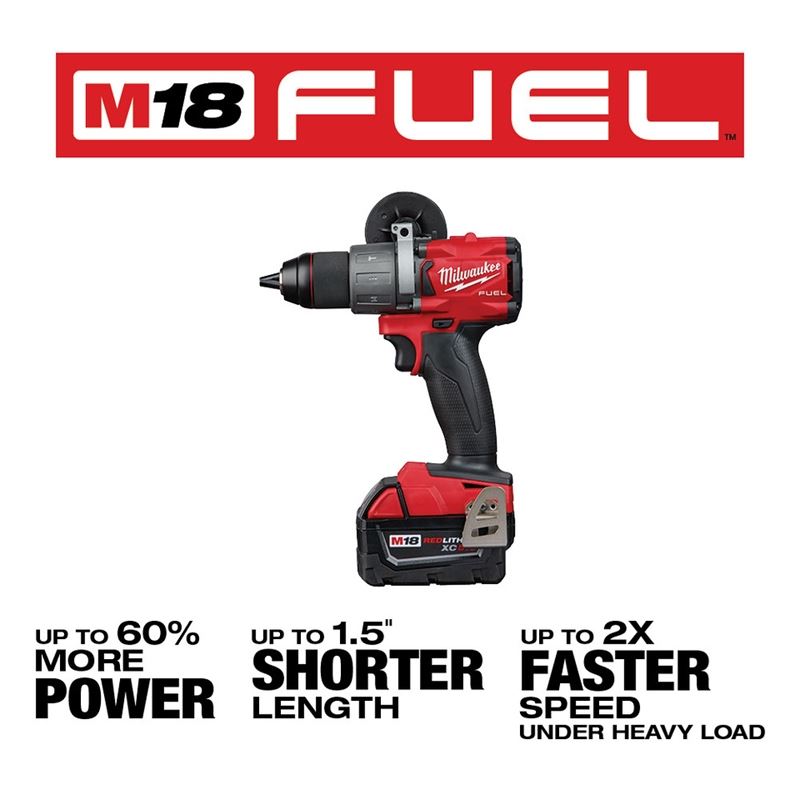 Milwaukee 2999-22CXC M18 FUEL 2 Tool Hammer Drill/Surge Kit