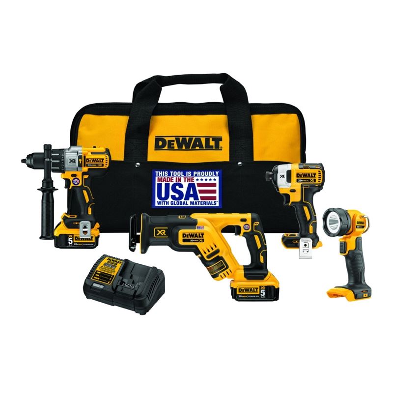 DeWALT DCK494P2 20-Volt 4-Tool Combo Kit