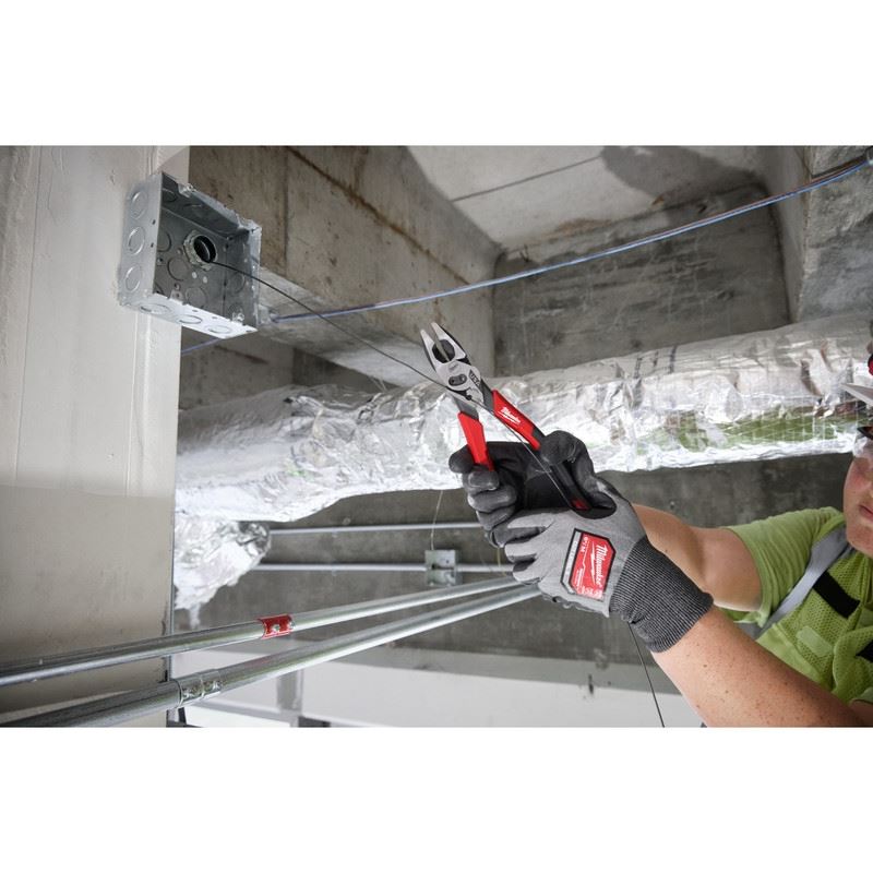 Milwaukee MT550C 9in Linemans Comfort Grip Pliers w/ Crimper and Bolt Cutter (USA)