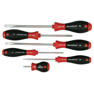 Wiha SoftFinish Slotted/Phillips Screwdriver 6 Piece Set