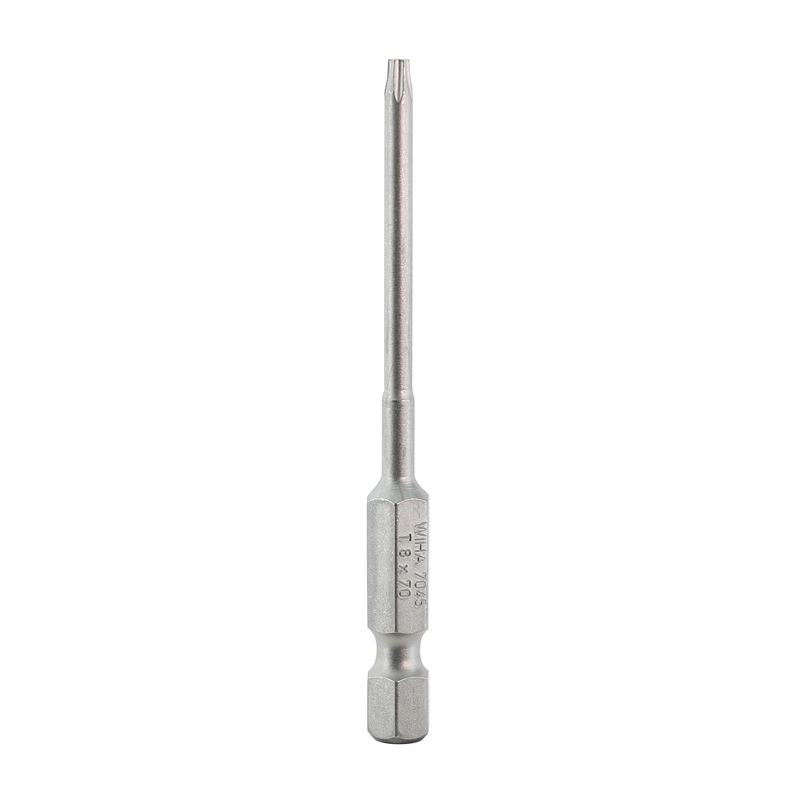 Wiha Torx Power Bit T8 x 70mm (2.75in) Pack of 10 Bits