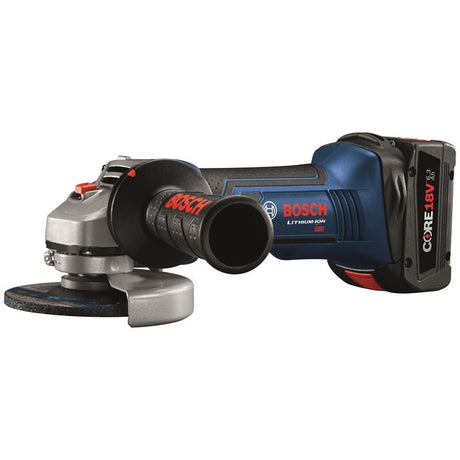Bosch | GWS18V-45B14 18 V 4-1/2 In. Angle Grinder Kit with CORE18V Battery | BFP