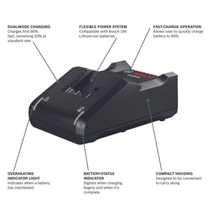 Bosch GAL18V-40 18V Lithium-Ion Battery Charger