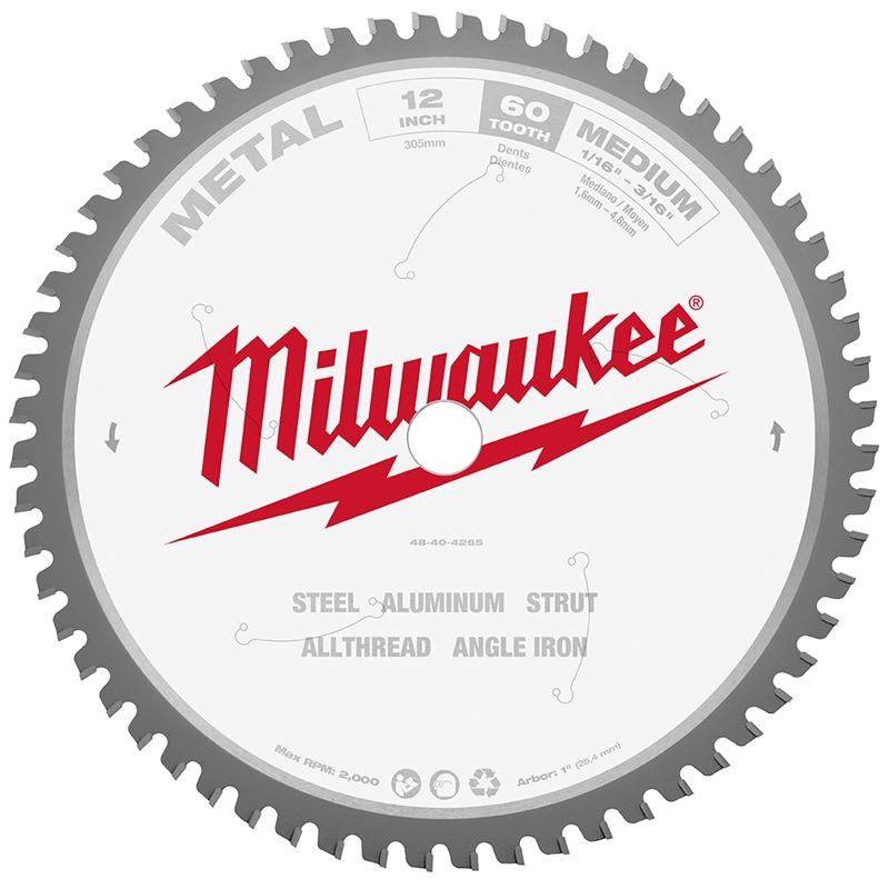 48-40-4265 12 in. Metal Cutting Circular Saw Blade