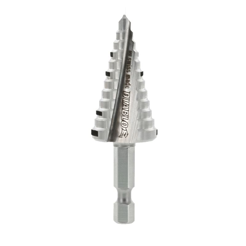Diablo 3/8 in. â€‘ 7/8 in. 12 Step Impact Step Drill Bit