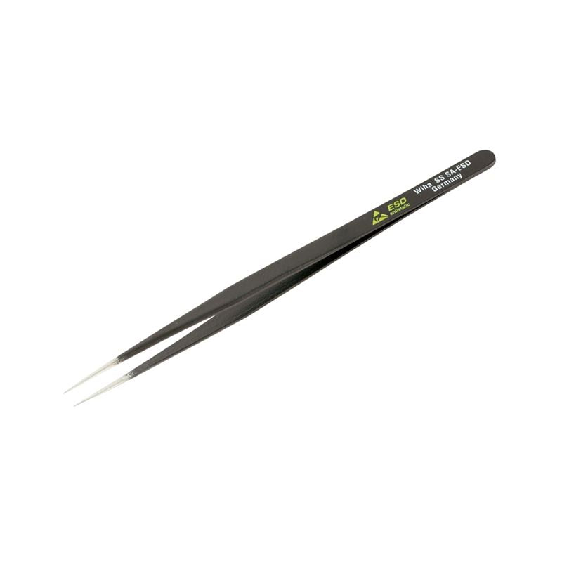 Wiha ESD Safe Tweezers SS SA  - 130mm