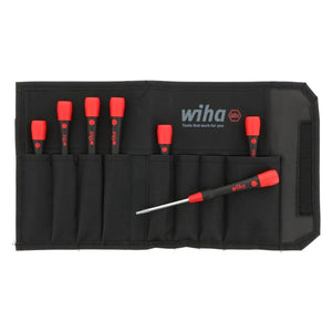 Wiha PicoFinish Precision Hex Metric Driver 7 Piece Set in Canvas Pouch