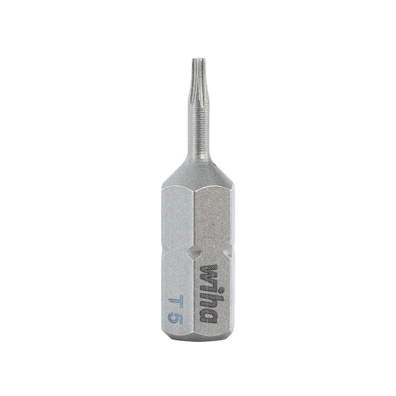 Wiha Torx Insert Bit T5 x 25mm Pack of 10 Bits