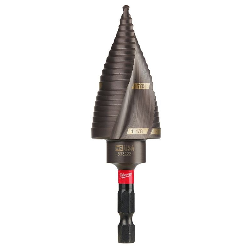 48-89-9249 7/8 in. &1-1/8 in. #9 SHOCKWAVE Impact Duty Step Bit
