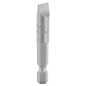 Wiha Slotted Power Bit 8.0 x 1.6 x 50mm Pack of 10 Bits