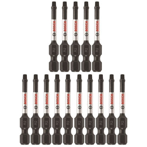 Bosch | ITSQ2215 15 pc. Impact Tough 2 In. Square #3 Power Bits