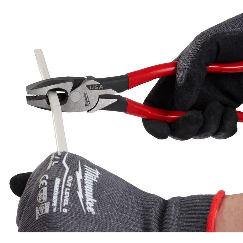 Milwaukee MT500 9in Linemans Dipped Grip Pliers (USA)