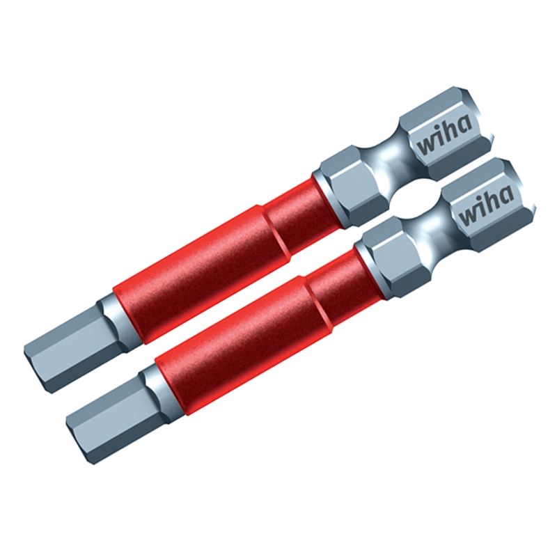 Wiha Terminator Impact Insert Bit Hex 5/32in Pack of 2 Bits