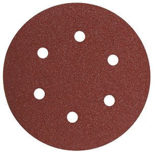 Bosch | SR6R040 5 pc. 40 Grit 6 In. 6 Hole Hook-And-Loop Sanding Discs