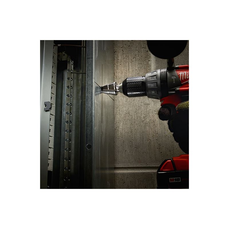Milwaukee #12 Step Drill Bit, 7/8" - 1-3/8"