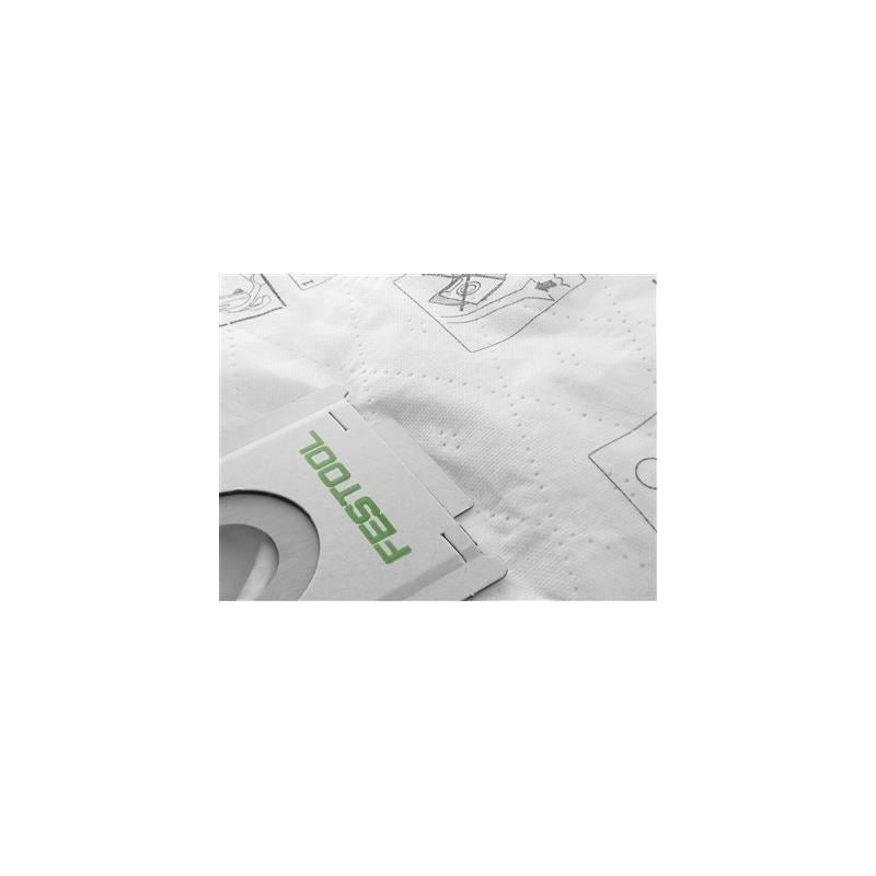 Festool | 497539 SELF CLEAN Filter Bags for CT 48, 5-Pack