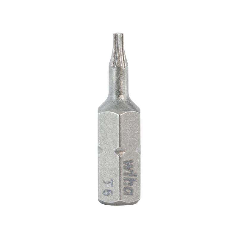 Wiha Torx Insert Bit T6 x 25mm Pack of 10 Bits