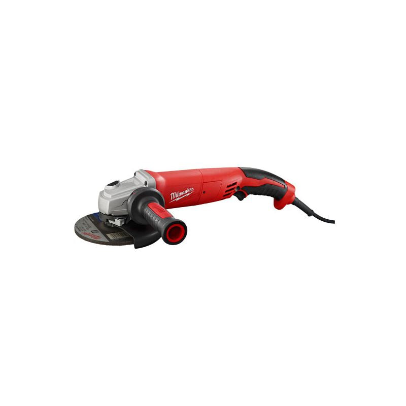 Milwaukee | 6124-30 13 Amp 5" Small Angle Grinder Trigger Grip, Lock-On