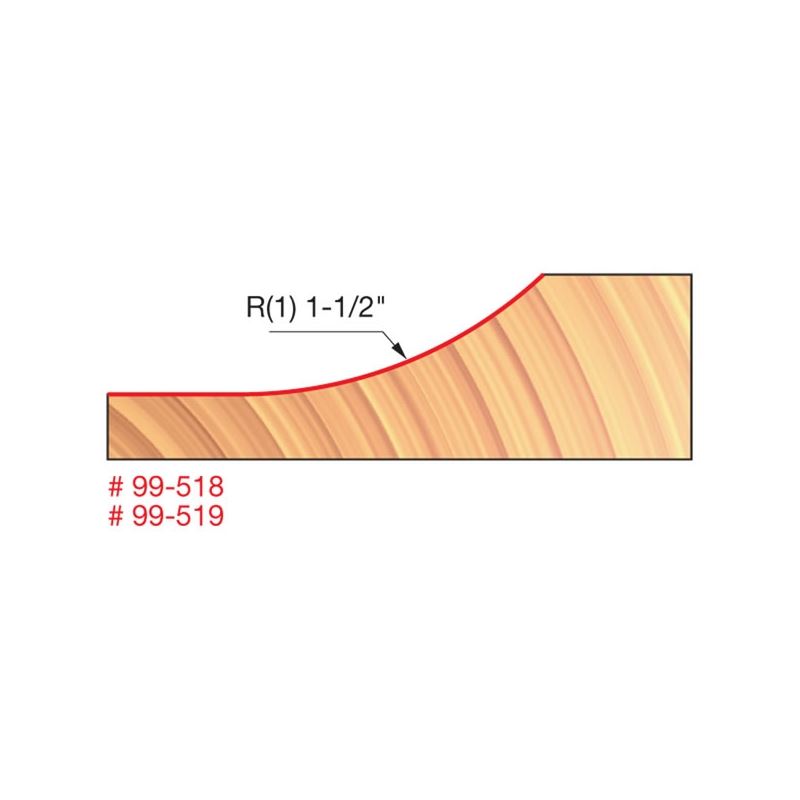 Freud | 34-110 1/4 Radius Rounding Over Bit