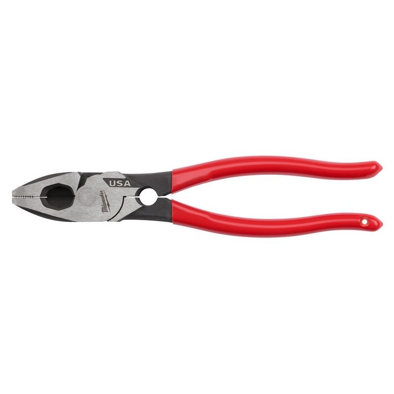 Milwaukee MT500T 9in Linemans Dipped Grip Pliers w/ Thread Cleaner (USA)