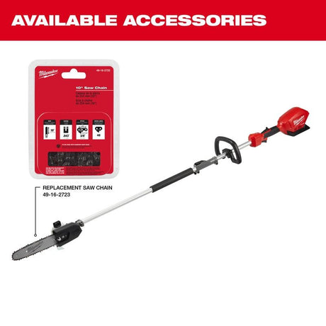 Milwaukee 2825-20PS M18 FUEL 10in Pole Saw w/ QUIK-LOK