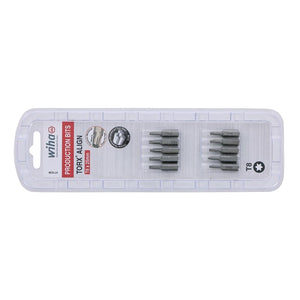 Wiha Torx Align Insert Bit T8 x 25mm Pack of 10 Bits