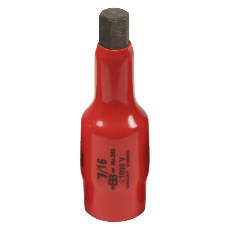 Wiha Insulated 1/2in Drive Hex Socket 7/16in