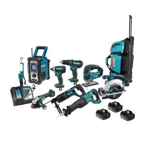 Makita DLX9004M 18V (4.0 Ah) LXT 9 Tool Combo Kit