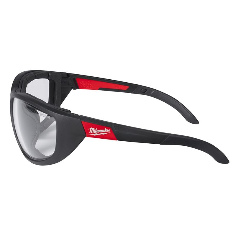 48-73-2040 Clear High Performance Safety Glasses with Gasket