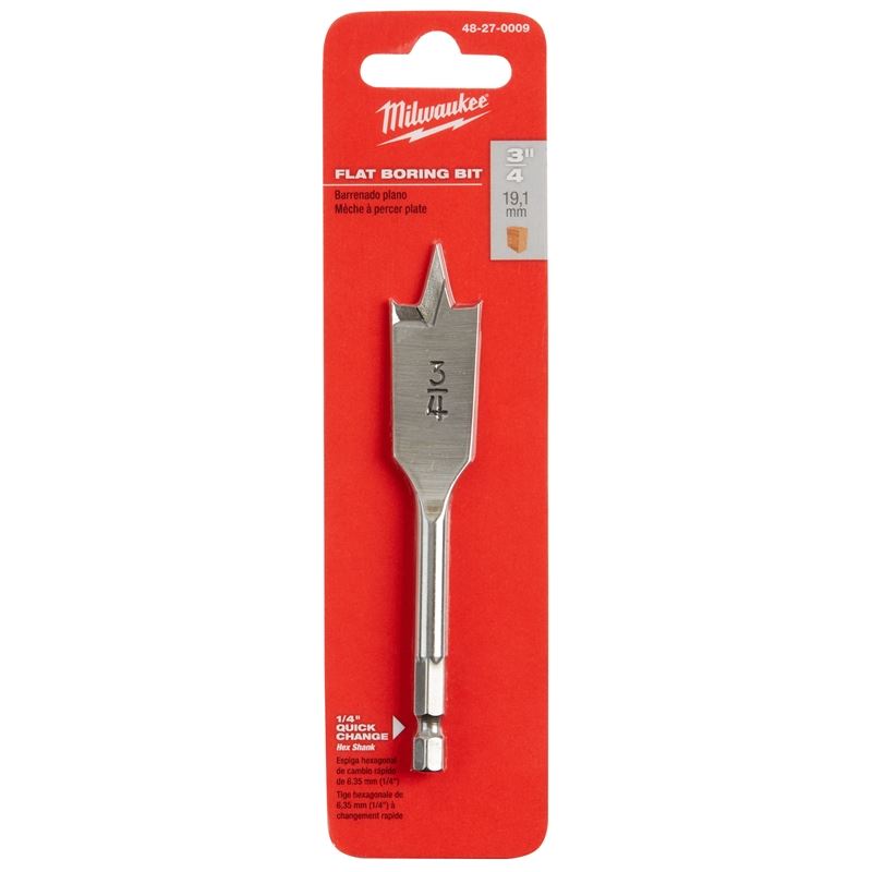 48-27-0009 3/4 in. x 4.5 in. Flat Boring Bit