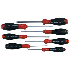 Wiha SoftFinish Security Torx Screwdriver 7 Piece Set T7s-T25s