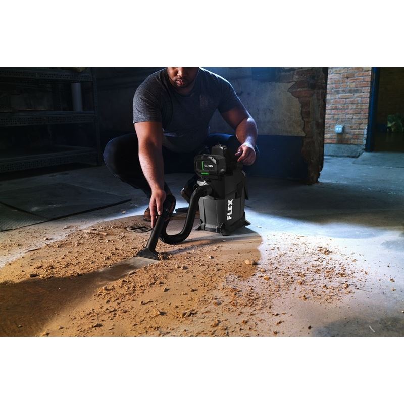 FLEX FX5221-Z 24V 1.6 Gallon Wet/Dry Vacuum - Bare Tool